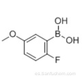Ácido borónico, B- (2-fluoro-5-metoxifenilo) - CAS 406482-19-7